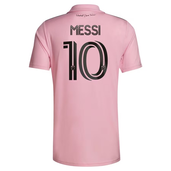 MESSI #10 INTER MIAMI CF SIZE S-XL HOME JERSEY PINK - Picture 3 of 3